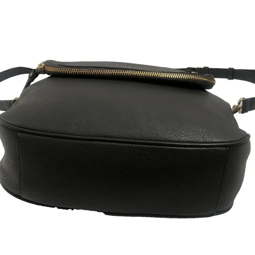 Kate Spade Crossbody Shoulderbag Devin Cobble Hill Smoke Gray Pebble Leather